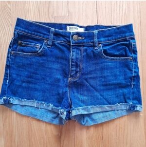 Garage Dark Blue Jean Shorts. Size 5